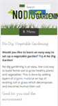 Mobile Screenshot of nodiggardening.org